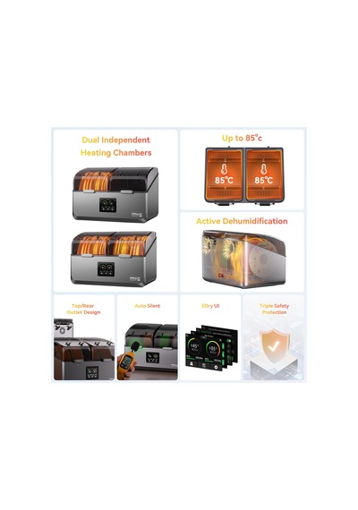 Creality 4 Makaralı Filament Kurutma Kutusu, Space Pi