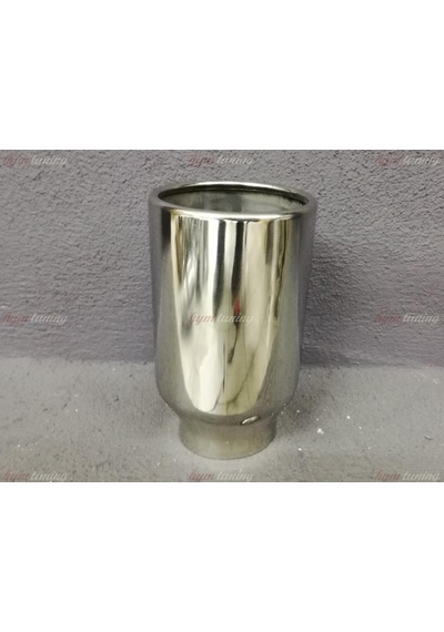 Tek Çıkışlı 90mm Egzoz Ucu Yuvarlak Düz