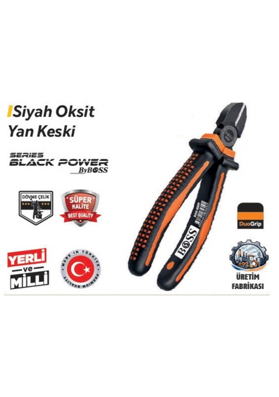 Boss 160 Mm Siyah 85609 Oksit Yan Keski 6 Adet