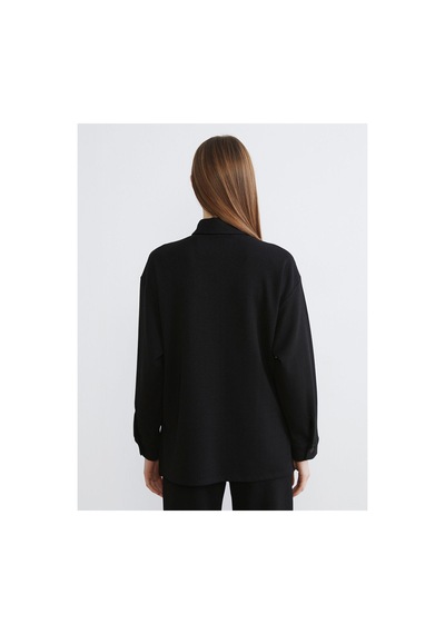 LC Waikiki Alıta Cıty Farkıyla Lcw Modest Siyah Parlak Dokulu Oversize Kadın Gömlek Tunik Siyah - 931522831 Siyah LC Waikiki Alıta Cıty Farkıyla Lcw Modest Siyah Parlak Dokulu Oversize Kadın Gömlek Tunik Siyah - 931522831 Siyah