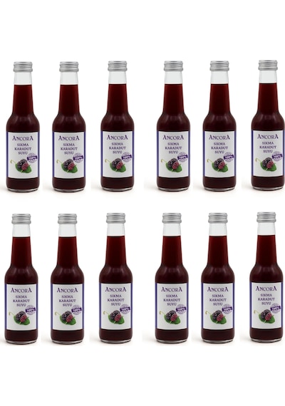 Ancora Sıkma Karadut Suyu 250 Ml X 12 Adet