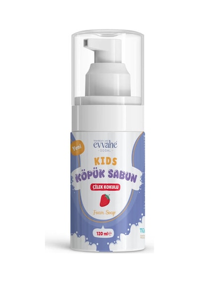 Evvahe Doğal Köpük Sabun Çilek Kokulu 120 Ml