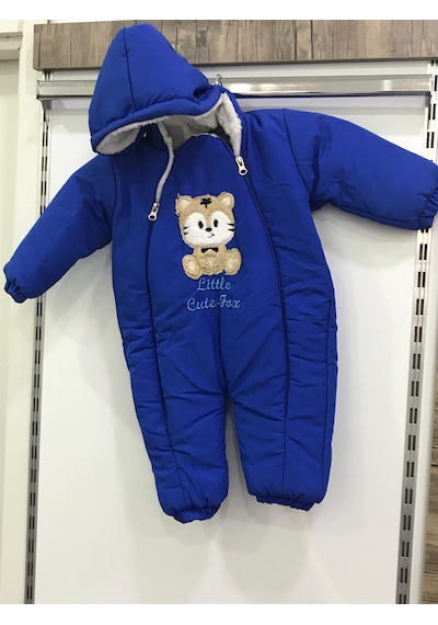 Erkek Bebek Astronot Tulum mavi