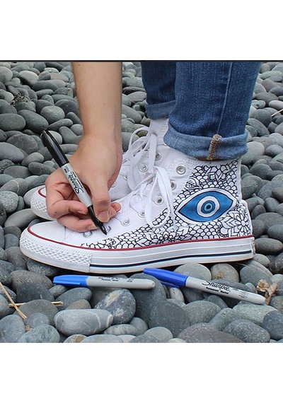 Sharpie Fine Standart Renk Permanent Markör 4'lü