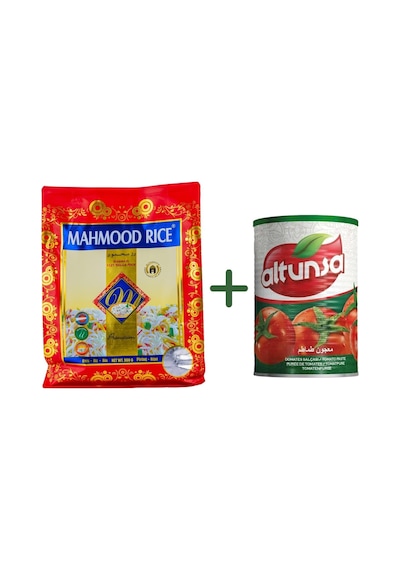 Mahmood Rıce 1121 Basmati Pirinç 900 G + Altunsa Domates Salçası 830 G