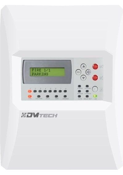 Dmtech Fp9000-4 4 Bölge Lcd Ekranlı Konvansiyonel Yangın Alarm Kontrol Paneli