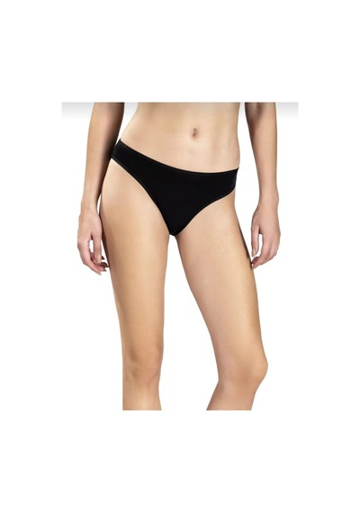Jiber 655 Kadın Likralı Pamuklu Bikini Külot 6 Adet Siyah