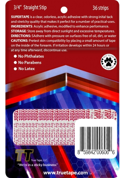 True Tape SUPERTAPE Protez Saç Bandı 36 Adet (2 CM x 7.5 CM)