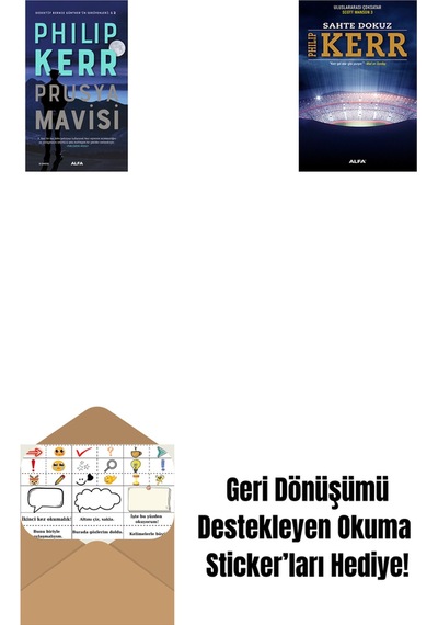 Prusya Mavisi + Sahte Dokuz + Okuma Sticker'ları