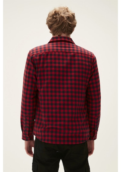 Bad Bear Liam Shirt Erkek Gömlek-25075 Kırmızı