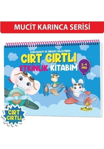 Cırt Cırtlı Etkinlik Kitabım 2 - 4 yaş