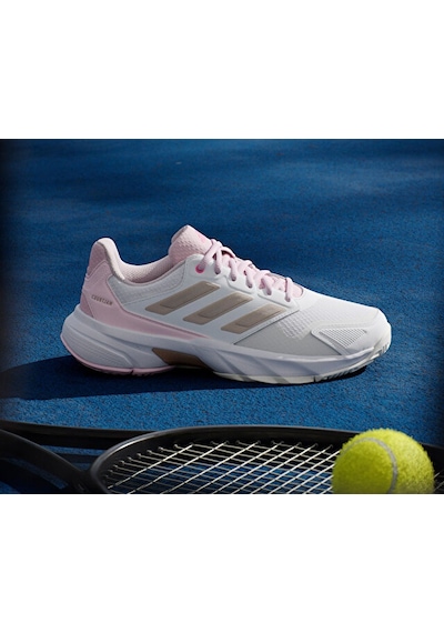 Adidas Courtjam Control 3 W Kadın Tennis Ayakkabısı Jp9739 Beyaz Beyaz