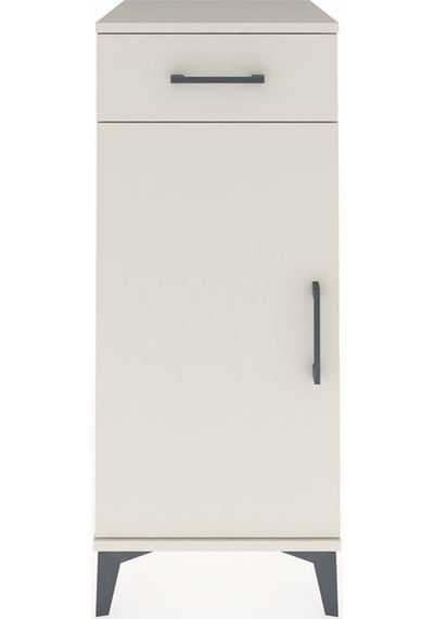 Hyperion Komodin Tek Raflı Tek Çekmeceli Tek Kapaklı 44x44x106 Aytaşı-aytaşı Aytası