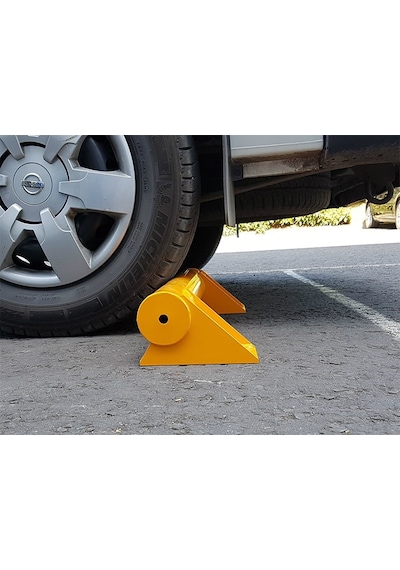 Teker Yaslama Bariyeri Demir Otopark Bariyer Park Demiri Otopark Stoperi 60 Cm Ø76mm 2mm