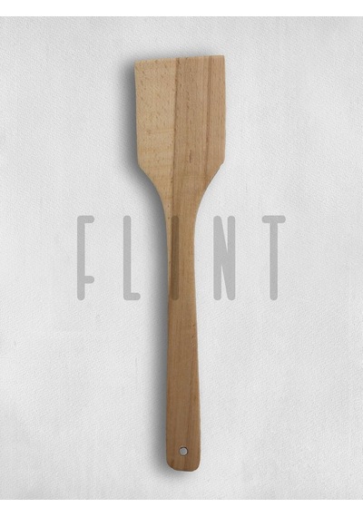 Gürgen Ağacı El Yapımı Tahta Ahşap Spatula Mutfak Yemek Servis Sunum Kaşığı 32 Cm Diğer