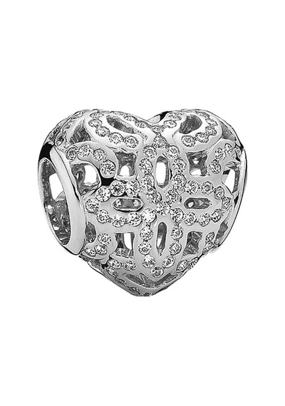 Nur Silver Kalp Gümüş Charm Nur-bl01071