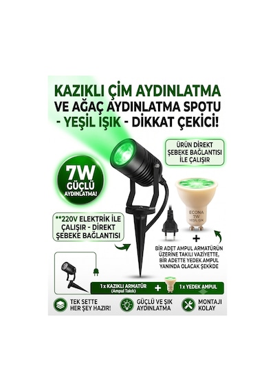 220v Yeşil Kazıklı Çim Ve Ağaç Aydınlatma Spotu,çim Spotu,bahçe Lambası,dış Mekan Aydınlatma,modern Spot Lamba Bahçe Dekor Lambası-ct-7302 Yeşil 220v Yeşil Kazıklı Çim Ve Ağaç Aydınlatma Spotu,çim Spotu,bahçe Lambası,dış Mekan Aydınlatma,modern Spot Lamba Bahçe Dekor Lambası-ct-7302 Yeşil