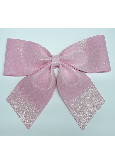 Pembe Renk Simli Eva Büyük Fiyonk 24 X 22 Cm
