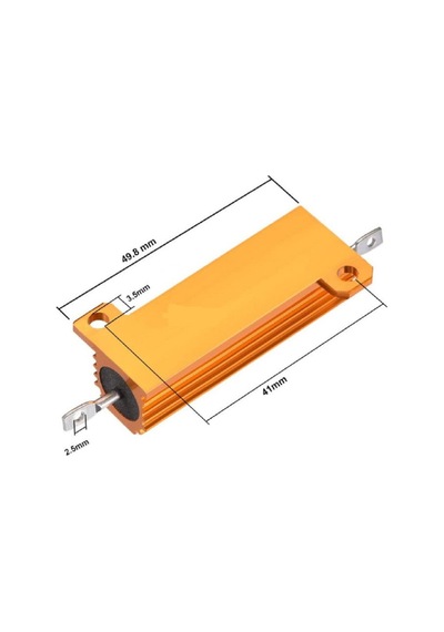 Çin Res-15r/100w ,15 Ohm/100w Alüminyum Direnç
