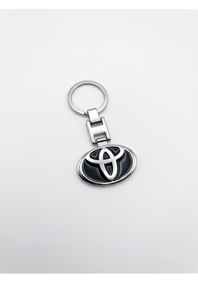 Toyota İle Uyumlu Metal Siyah Anahtarlık Aksesuar Corolla Yaris Avensis Auris