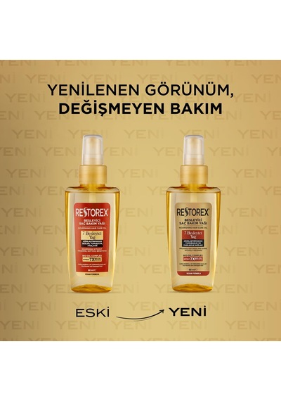 Lexroo Besleyici Saç Bakım Yağı 80 Mililitre, 7 Besleyici Yağ