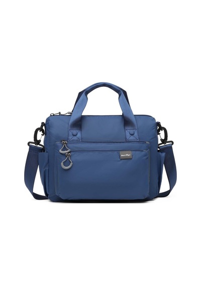 Smart Bags Ekstra Hafif Kumaş Kadın Postacı Çantası 3141 Lacivert