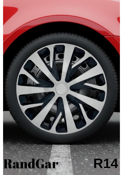 Opel Monterey 14 İnç Jant Kapağı 4 Adet Siyah Gri C110 Rand