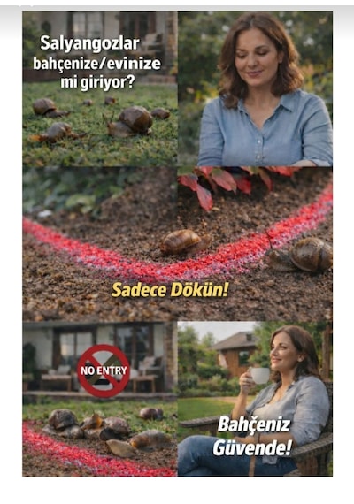 Mıdfıeld Plus Salyangoz Ve Sümüklü Böcek Kovucu Toz Bariyer 400gr