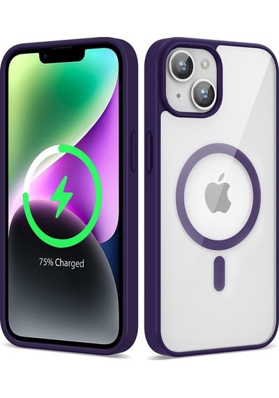 Apple Uyumlu iPhone 14 Kılıf Magsafe Wireless Şarj Özellikli Silikon Zore Ege Kılıf