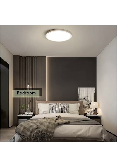 Burenze Tavana Sıfır Plafonyer Panel Led Avize 6500K Buz Beyazı