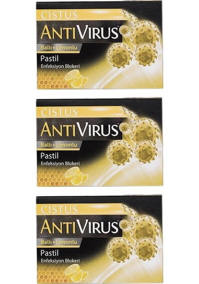 Cistus Ballı Limonlu Pastıl 10'Lu 3 Adet