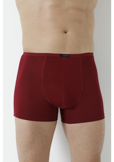 Arma Yıldız Erkek Bambu Boxer Bordo İnce Bel Lastikli 5'li Paket-bordo