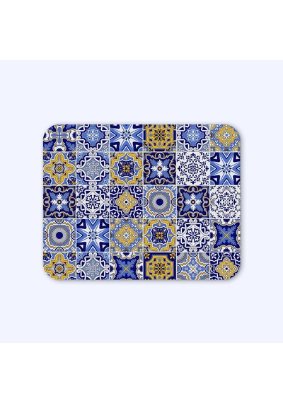 Tabloe Turkuaz Premium Desenli Mouse Pad - 23x19 Cm 4mm Kalınlık - Kaydırmaz Tabanlı Kaliteli Mousepad