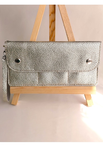 Luna Luster Hakiki Deri Gold Portföy Uzun Kadın Cüzdan Kart & Telefon & Pasaportluk Bölmeli Drc31