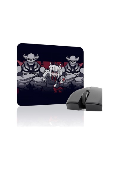 Helltaker Kaymaz Dikişli Kauçuk Oyuncu Mousepad V3 - 22x18 Gaming Mouse Pad Fare Altlığı