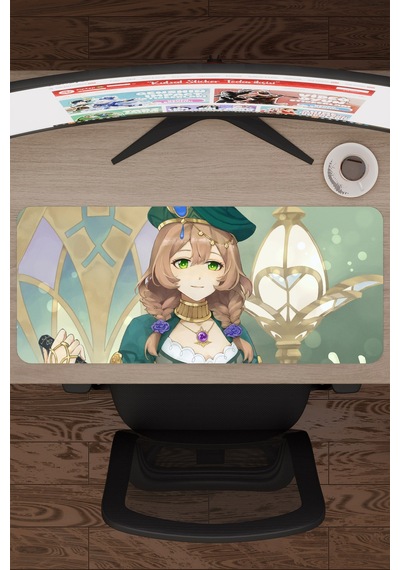 Lisa Genshin Impact Anime Oyuncu V5 - 70x30 Xl Gaming Mouse Pad Fare Altlığı