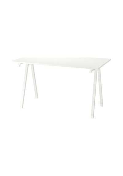 Ikea Trotten Çalışma Masası Tablası, Beyaz, 140x80 Cm