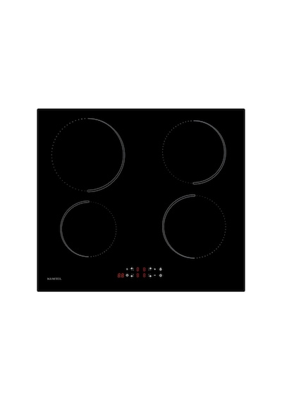 Kumtel B66 - SF2 (DDT) + HI6 - 4TB + DA6 - 835 Siyah İndüksiyon Ocaklı Ankastre Set