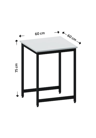 Mutfak Masası Takımı, Balkon Bahçe Takımı 3'lü Set, Masa Ve Sandalye Takımı Beyaz - Siyah Mutfak Masası Takımı, Balkon Bahçe Takımı 3'lü Set, Masa Ve Sandalye Takımı Beyaz - Siyah