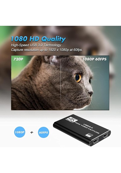 Lexroo Hdmı To Usb 3.0 Video Capture Kartı Ses Ve Görüntü Yakalama Standart
