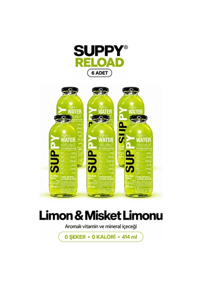 Suppy Vitamin Water Reload 6 Adet414 Ml