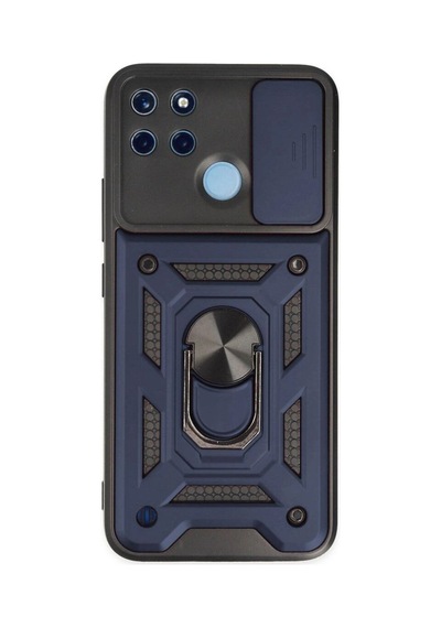 Realme C25y Kılıf Pars Lens Yüzüklü Silikon