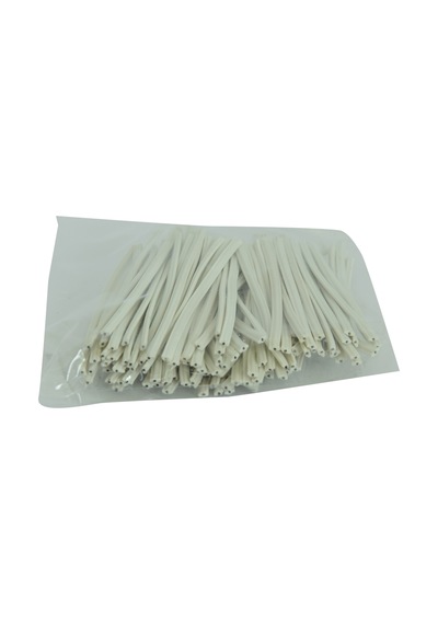 Lokman Avm Bağlama Teli Tel Klips Pvc Kaplamalı Beyaz Takribi 100 Adetli 1 Paket 100 G