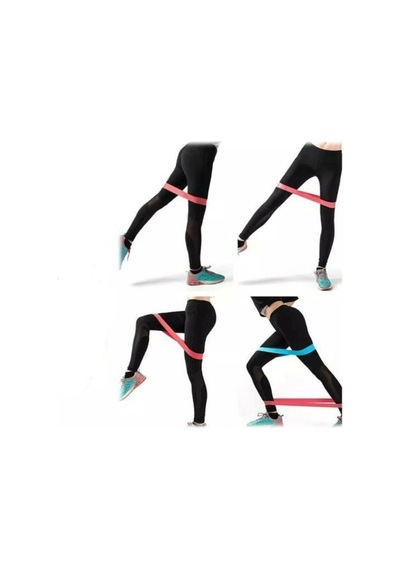 Pilates Squat Aerobik Direnç Lastiği 5 Li Paket Tdrtr Çok Renkli