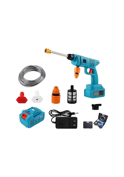 Ilkeshop Şarjlı Oto Yıkama, Bahçe Sulama Tabancası Makinesi Yüksek Basınçlı