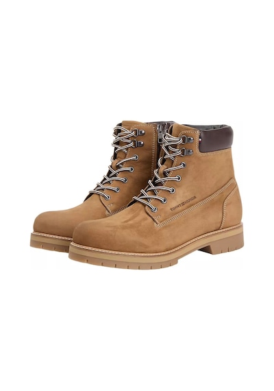Tommy Hilfiger Erkek Bağcıklı Ve Fermuarlı Outdoor Bot - Taba Desert Khaki