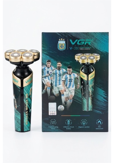 V-330 Sinekkaydı Saç Ve Sakal Tıraş Makinesi - 5 Başlıklı - Su Geçirmez Shaver