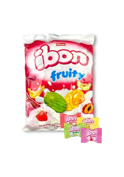 Ibon Sütlü Meyveli Şeker 1000 Gr. (1 Poşet)