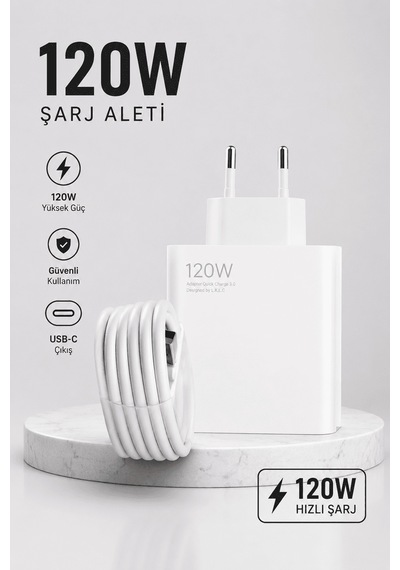 Turbo Hızlı Şarj Destekli 120w Usb-c Şarj Seti Standart 74120427