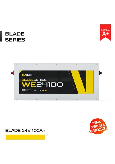 24v 100ah Lifepo4 Blade Series Bluetooth'lu Lityum Demir Fosfat Akü/batarya